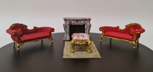 Baroque furniture set - baroque,