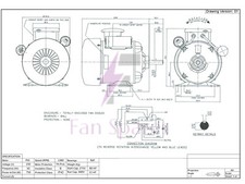 B56 Motor Potato Peeler, Potato Rumbler,  1 phase, 750watts, 1HP, 4pole
