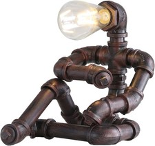 Steampunk Robot Table Lamp