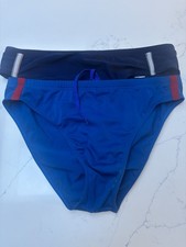 Men’s Lad’s M&S Swimming Swimmers x 2 pairs Swimmers Vintage Retro swim briefs 