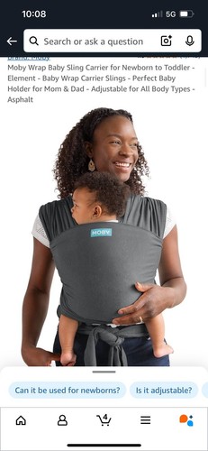 Moby classic baby wrap - classic, sling
