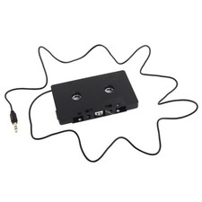 Cassette Tape Adapter 3.5mm AUX Audio Play Music IPod DVD CD Player Phone To Car