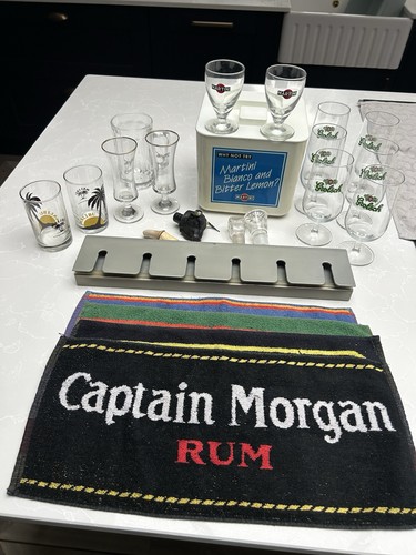 Captain morgan rum bar towels - captain,