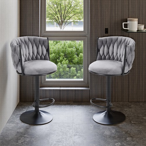 Luxury tufted grey bar - tufted,