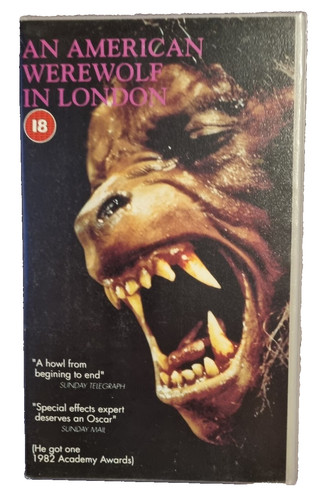 Vhs video american werewolf - vhs,