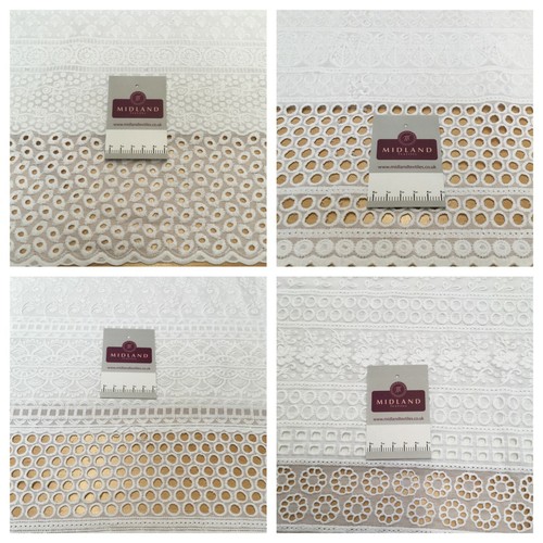 White broderie anglaise - , with