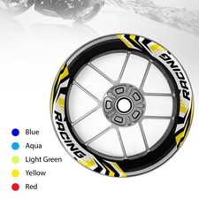 For Honda CBR600RR 03-20 19 18 17 Wheel Inner Rim Stickers 17" Racing Yellow S12