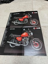 MZ Fold out sales Brochure Leaflet 150 125 250 251 ETZ classic Motorcycle