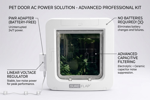 Mains adapter mod - for, sureflap