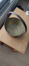 Antique Heavy Brass Jam Pan