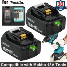 2X Genuine Battery For Makita