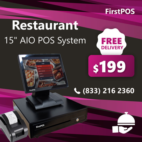 Touchscreen pos cash - 15'',