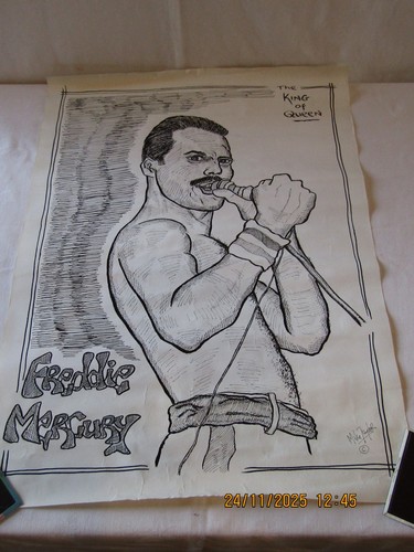 Original ink paper drawing - paper,
