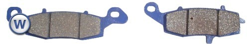 Brake disc pads front left - disc,