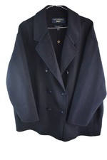 PAUL COSTELLOE Navy Short Coat