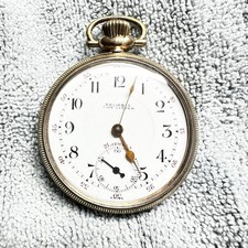 Vintage Reliable Time Keeper 21 Jewels 10K Gold Filled Pocket Watch 15S WORKING