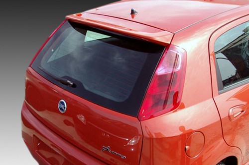 Rear roof spoiler - rear, for