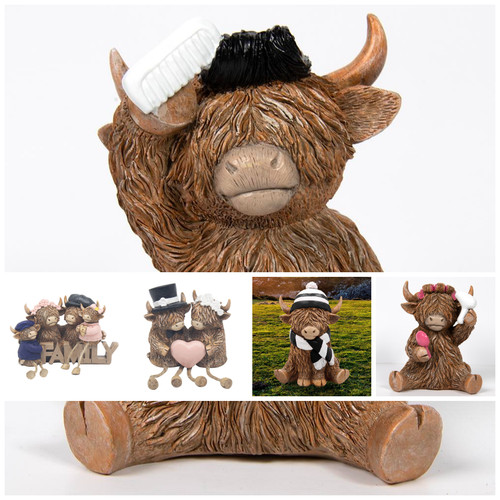 Highland cow ornament home - ornament,