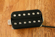 HIGH POWERED BRIDGE HUMBUCKER PICKUP BLACK ALNICO 2 MAGNETS 4 CONDUCTOR WIRE