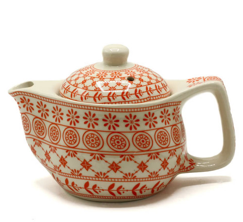 Small herbal teapot built - teapot, in