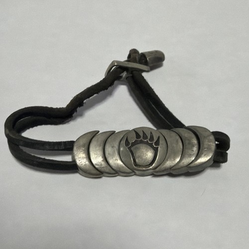 Vtg genuine leather tiger - vtg.,
