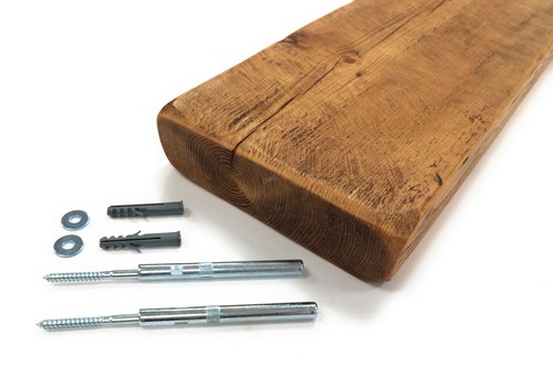 English oak floating shelf - floating,