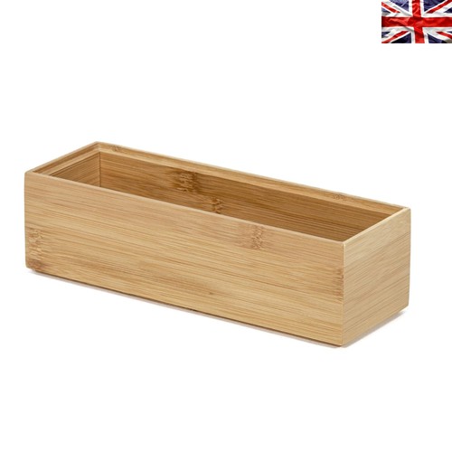 Stackable bamboo storage box - storage,