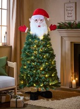 Artificial 5Ft Green Santa Christmas Tree