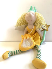 Vintage Felicity Wishes Plush Soft Rag Girl Doll Toy With Wishes Bag