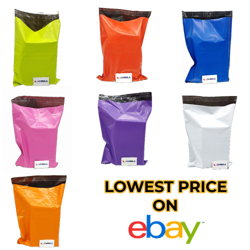 Mix coloured mailing bags - coloured,