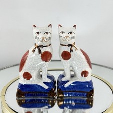 Rare Staffordshire Style Cat