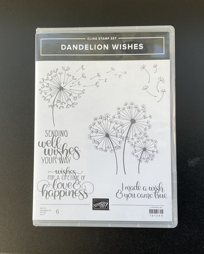 Stampin dandelion wishes - up,
