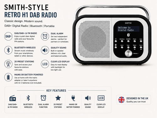 Smith style retro bluetooth - smith, h1