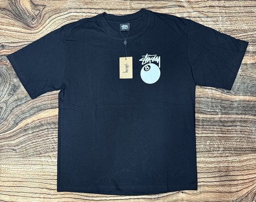 Stussy ball mens black t - 8,