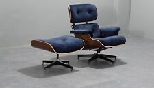 Eames Style Lounge Chair & Ottoman Velvet  Armchair - Made to Order