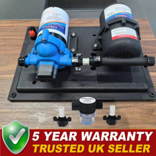 Water Pump & Accumulator Tank 45PSI 12v Boat for kitchen sink water pump 12v