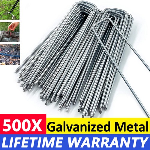 500pcs galvanised steel - 500pcs, u