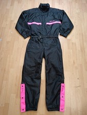 Nevica Mens's Size 40 Winter Ski Suit Goretex Black Neon Pink Vintage Retro NEW 