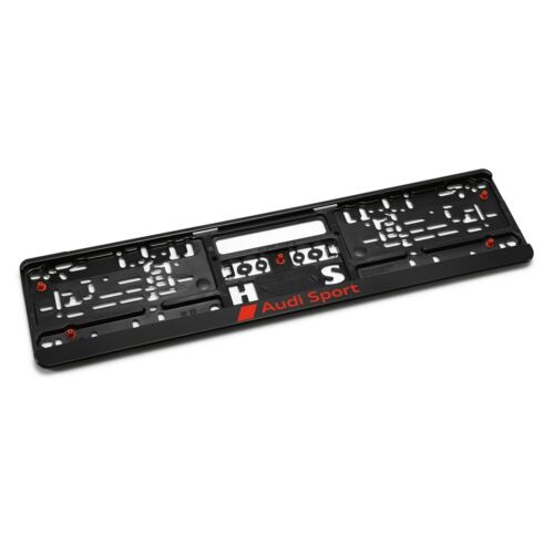 Audi sport number plate plinth - audi,
