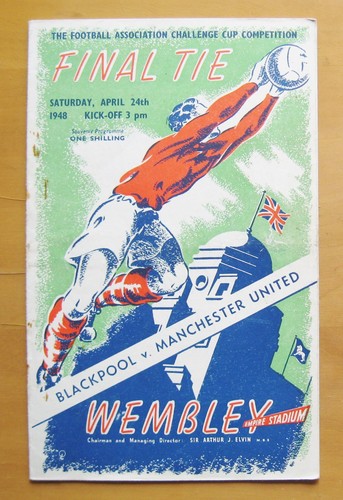 1948 cup final blackpool - fa, v