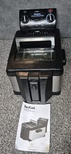 Tefal FR4015 Family Pro Deep Fat Fryer Black With Instruction Manual 