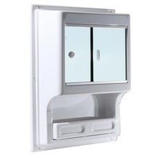 CLEO BATHROOM VANITY MIRROR STORAGE CABINET CAMPERVAN CARAVAN MOTORHOME HORSEBOX