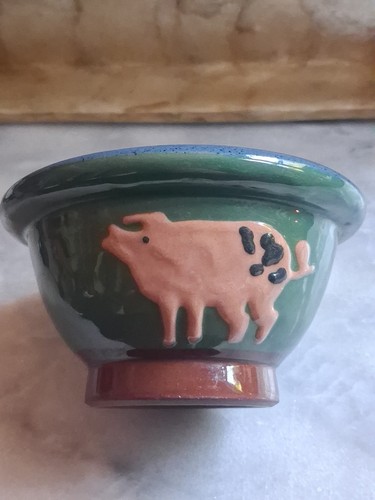 Pig design small green - *pig*,