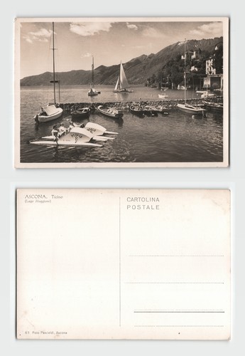 Postcard ascona ticino lago - ascona,