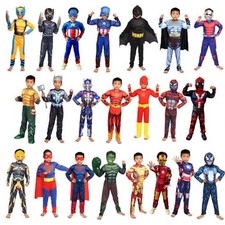 UK Avengers Endgame Boys Fancy Dress Marvel1 Comics Superhero Children Costumes