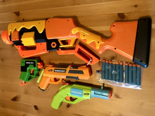 Nerf roblox pistols and a - roblox,