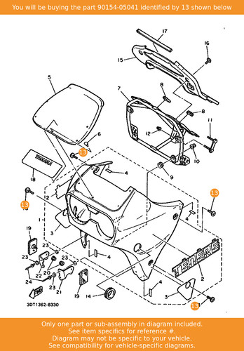 Yamaha screw binding - screw,,