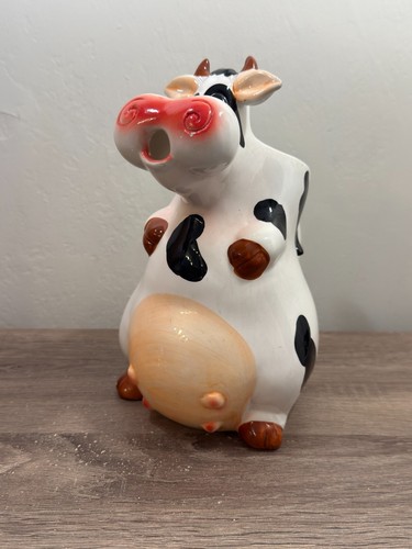 Ceramic cow creamer - ceramic, jug