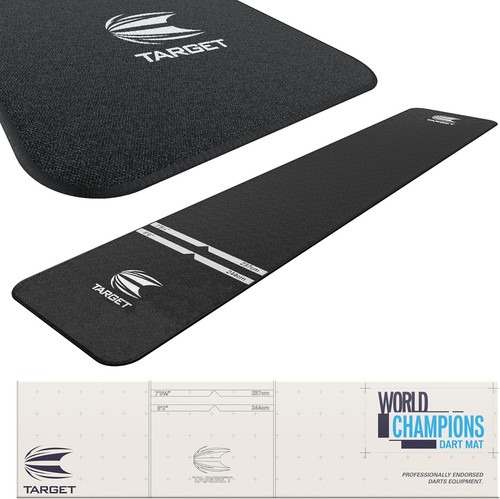 World champion darts mat - world,