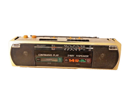 Sharp stereo radio casette - radio,
